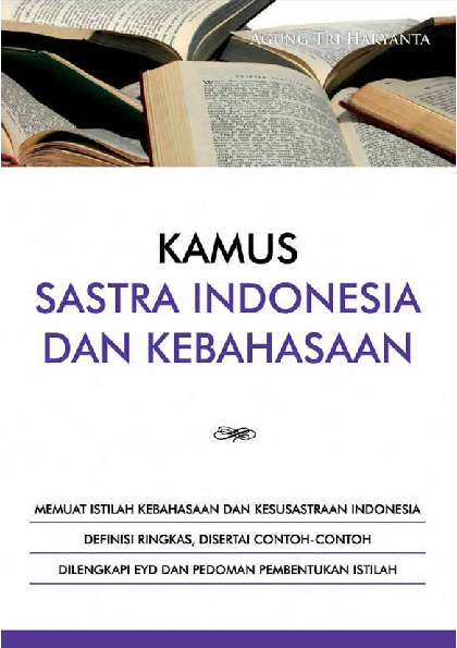 Kamus Sastra Indonesia Dan Kebahasaan